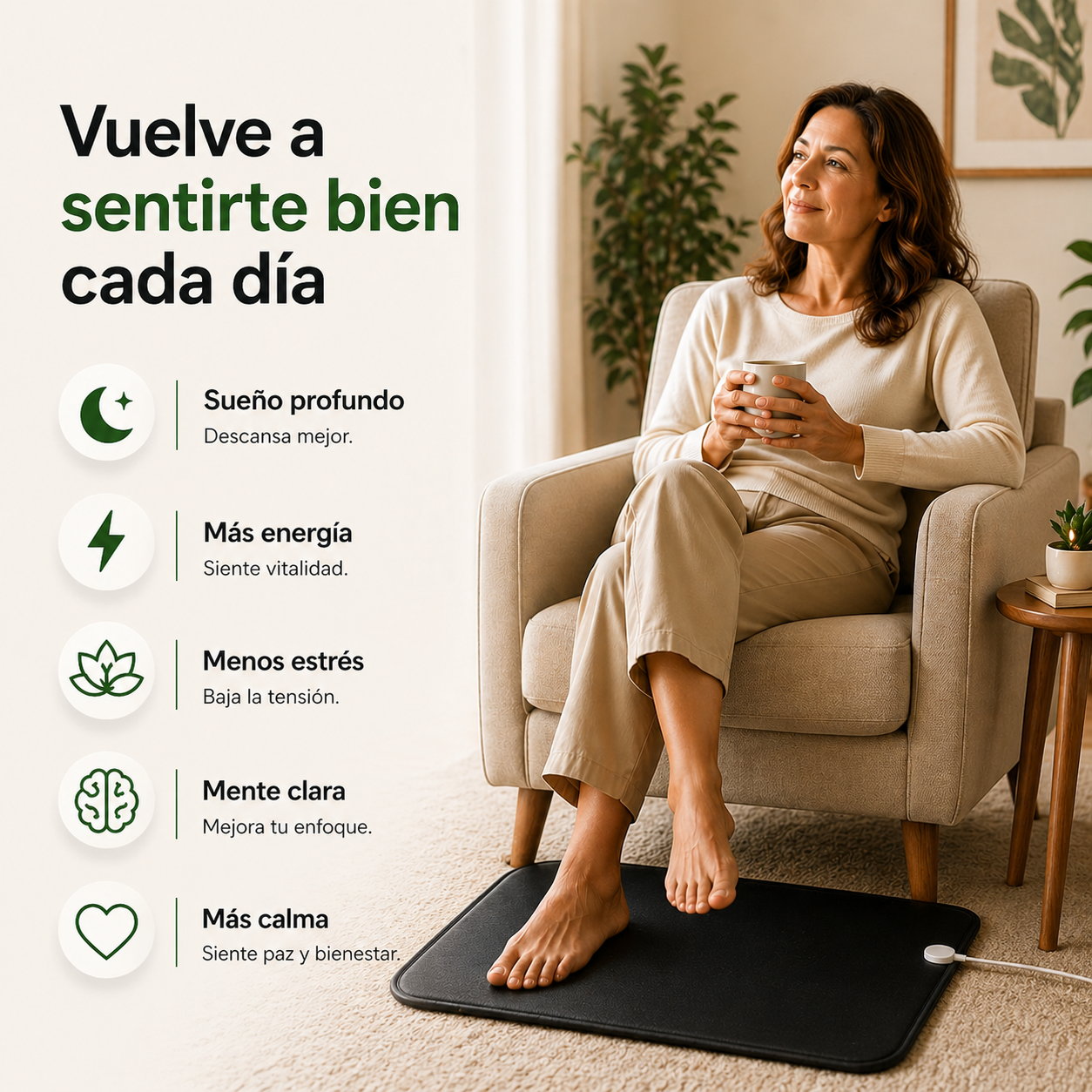Ground Bliss™  Alfombrilla a Tierra